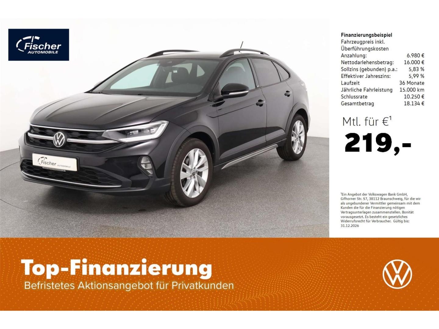 Volkswagen Taigo 1.5 TSI Move DSG AHK/Matrix/NAV/ACC/RFK/SH
