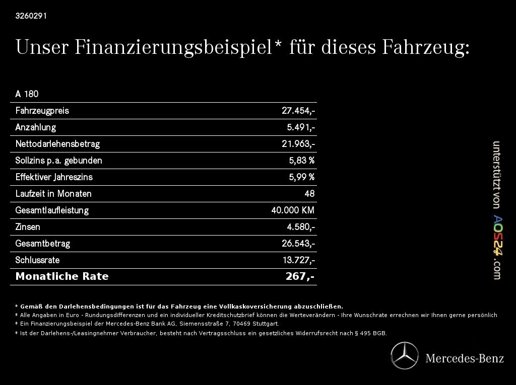 Mercedes-Benz A 180 PROGR DISTR AHK NAVI LED KAM L.-HEIZ foto 16