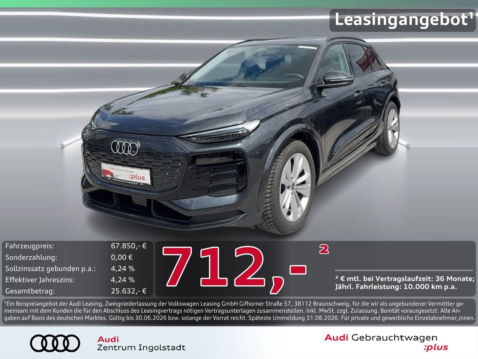 AUDI Q6 e-tron qu Tech+ MATRIX Pano 360° ACC PDC+ 20"