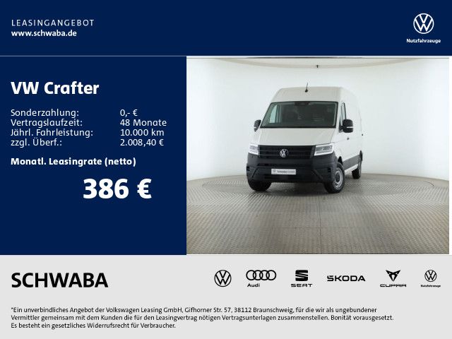 Volkswagen Crafter Kasten MR 2.0 TDI *Kurzzulassung*