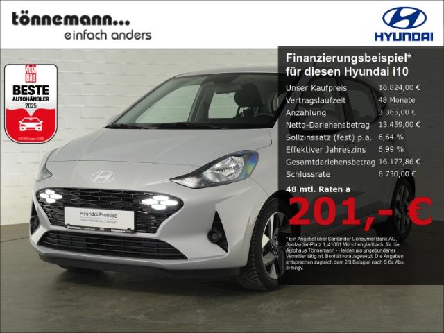 Hyundai i10 FACELIFT TREND AUTOMATIK+NAVI+RÜCKFAHRKAMERA