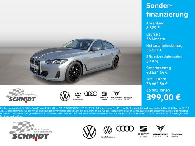 BMW 4 Gran Coupe 430 d xDrive STHZ INNOVATION