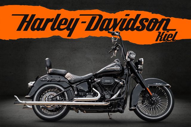 Harley-Davidson FLHC Heritage - Chicano Umbau - Motorumbau -
