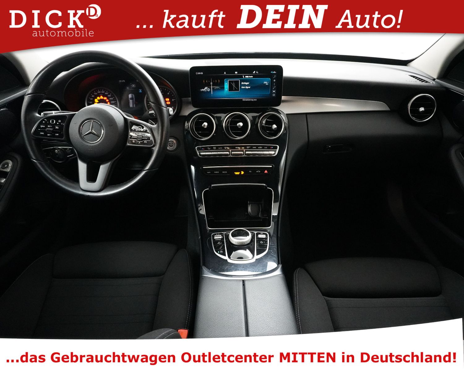 Fahrzeugabbildung Mercedes-Benz C200d T 9G >NAVI+KAMERA+LED+SITZHZ+PARK+TEMP+17"
