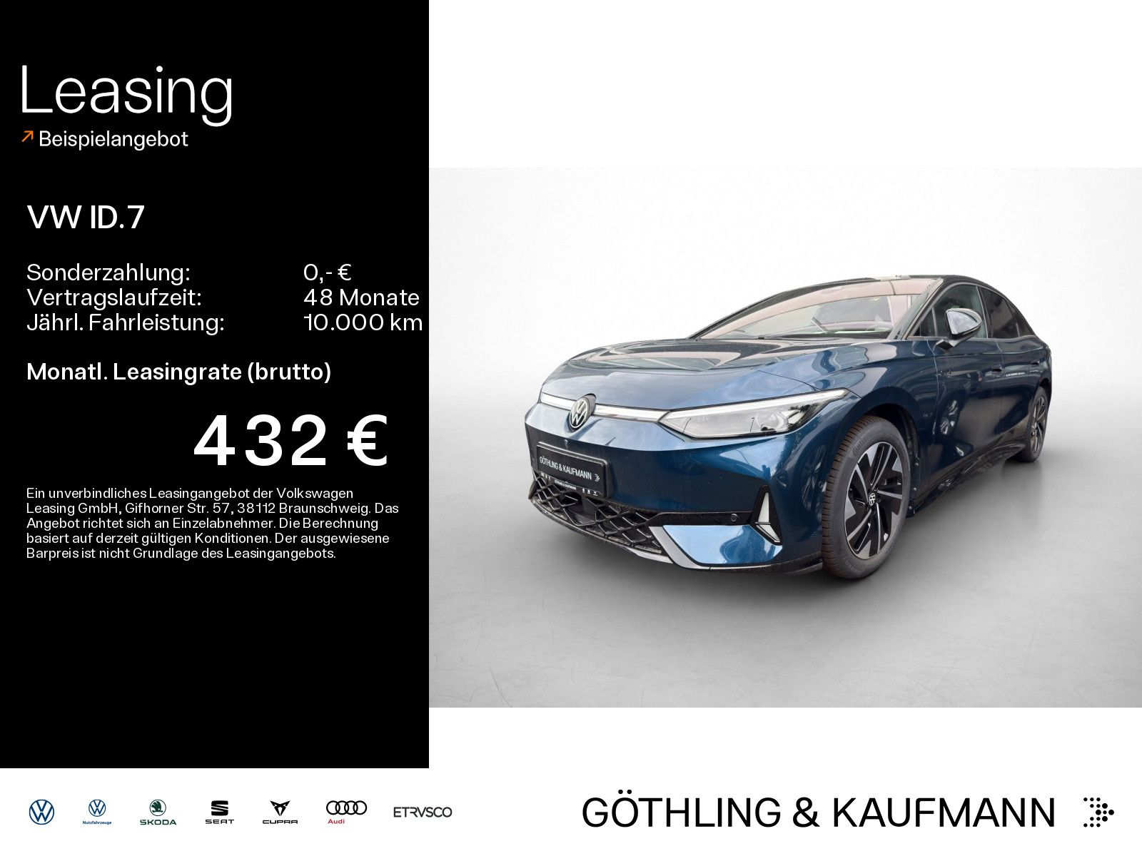 Volkswagen ID.7 GTX 4M NAVI WP AHK 360 IQ.DRIVE IQ.LIGHT 20