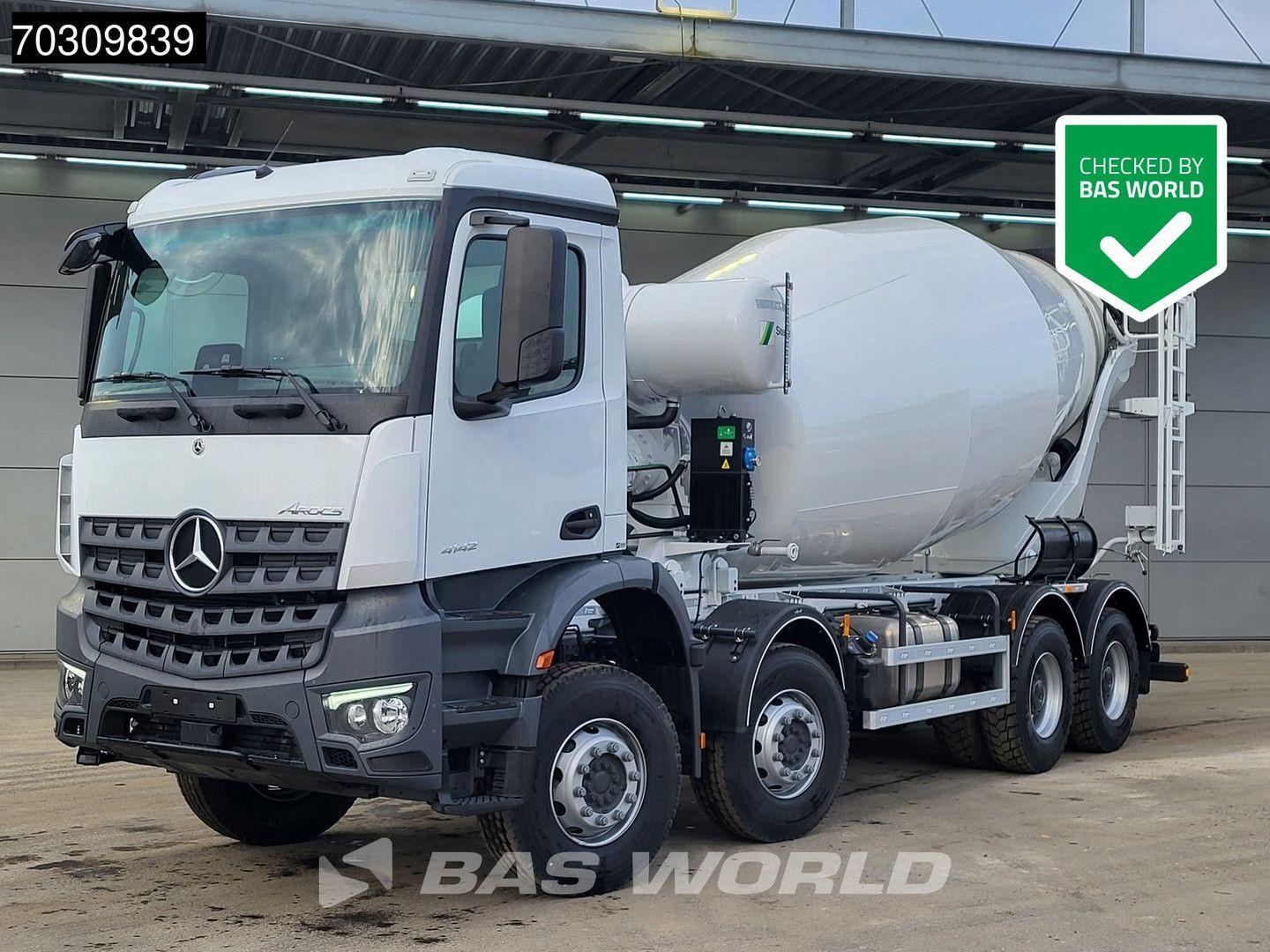 Mercedes-Benz Arocs 4142 8X4 NEW! 12m3 Stetter Mixer Steelsusp