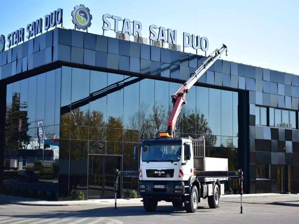 MAN  TGM 18.340 4x4 PALFINGER PK 18002 CRANE WINCH