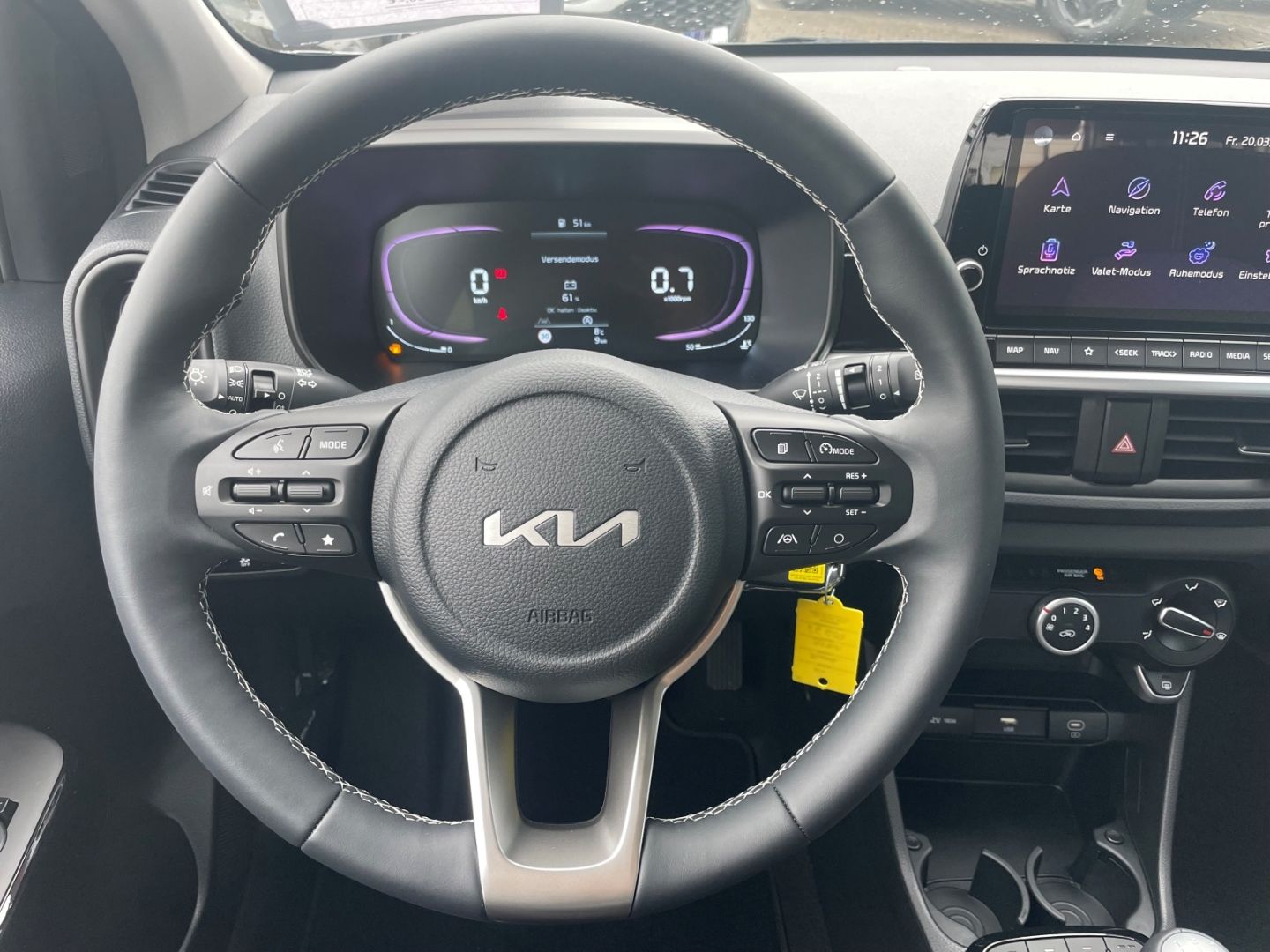Fahrzeugabbildung Kia Picanto Vision Kamera PDC DAB Navi Verkehrszeich