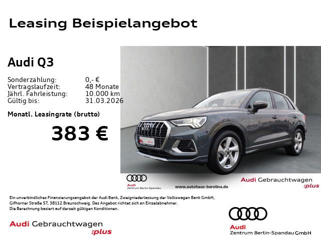 Audi Q3 35 TDI Adv. S tronic *ACC*NAV+*LED*R-CAM*SHZ*