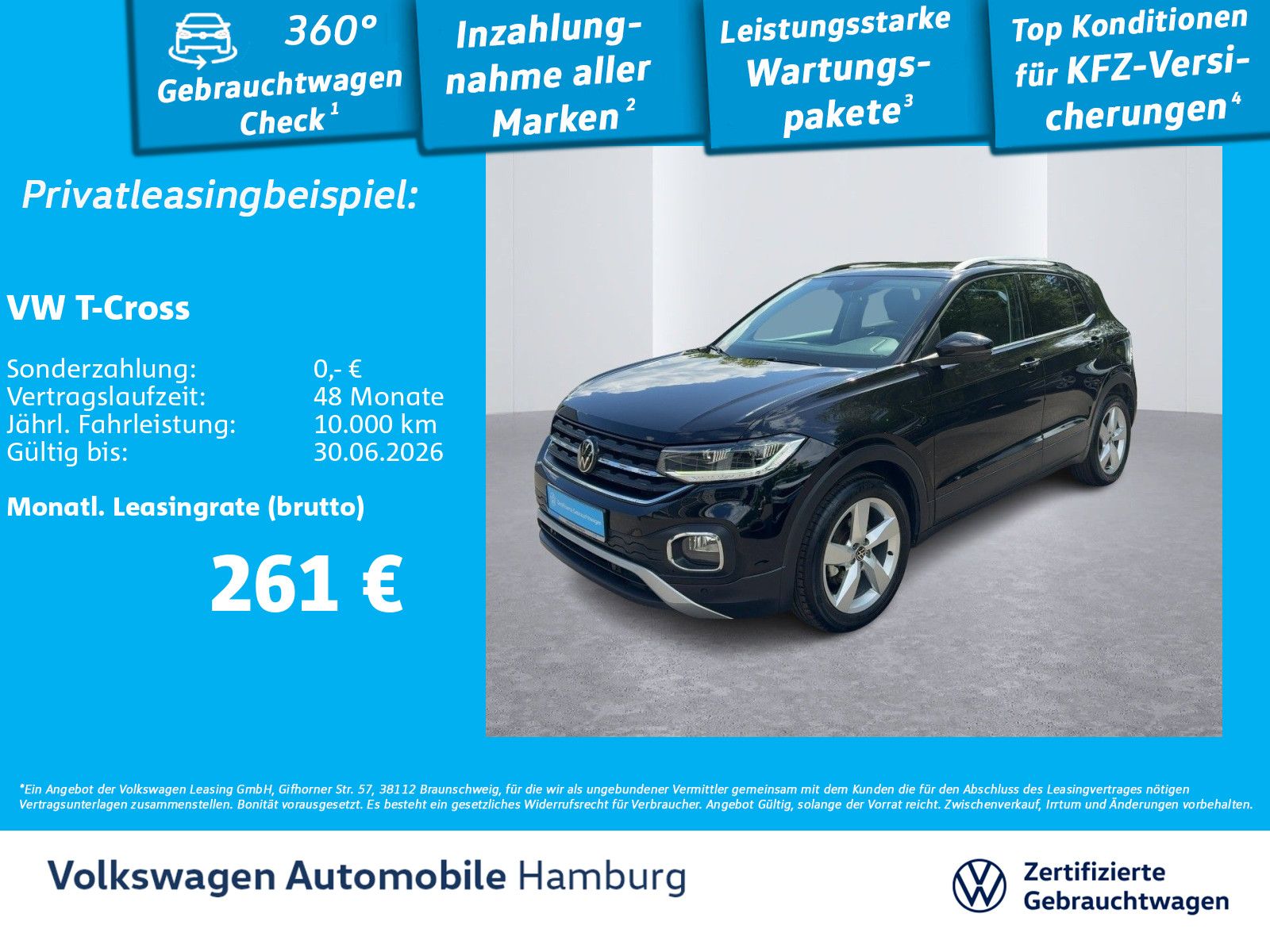 Volkswagen T-Cross 1.0 TSI Style DSG Navi Kamera Sitzhzg