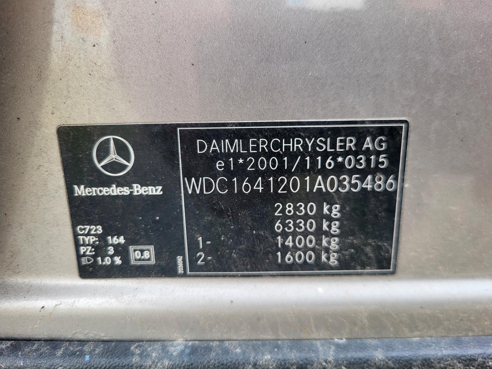 Mercedes-Benz ML 280 CDI 4MATIC anhängerkupplung 3,5 t. TÜV N