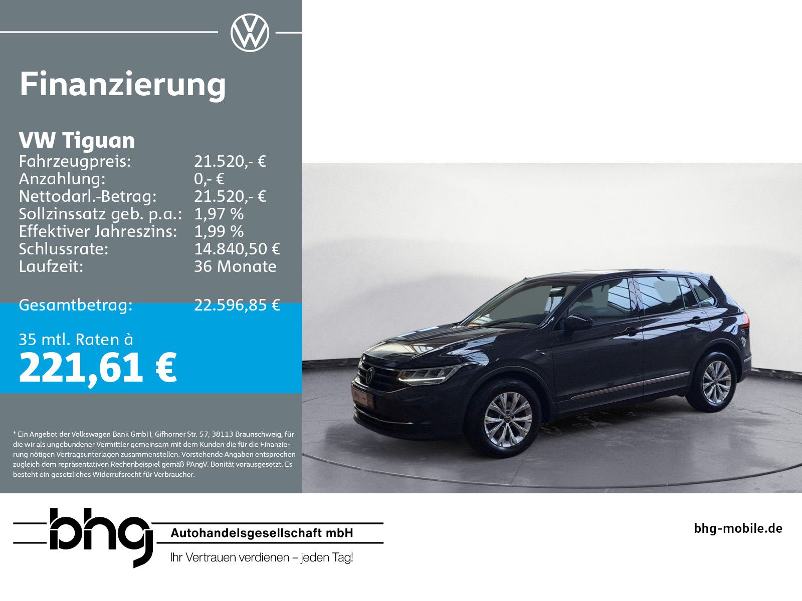 Volkswagen Tiguan 2.0 TDI DSG *ACC*NAVI*APP-CONNECT*