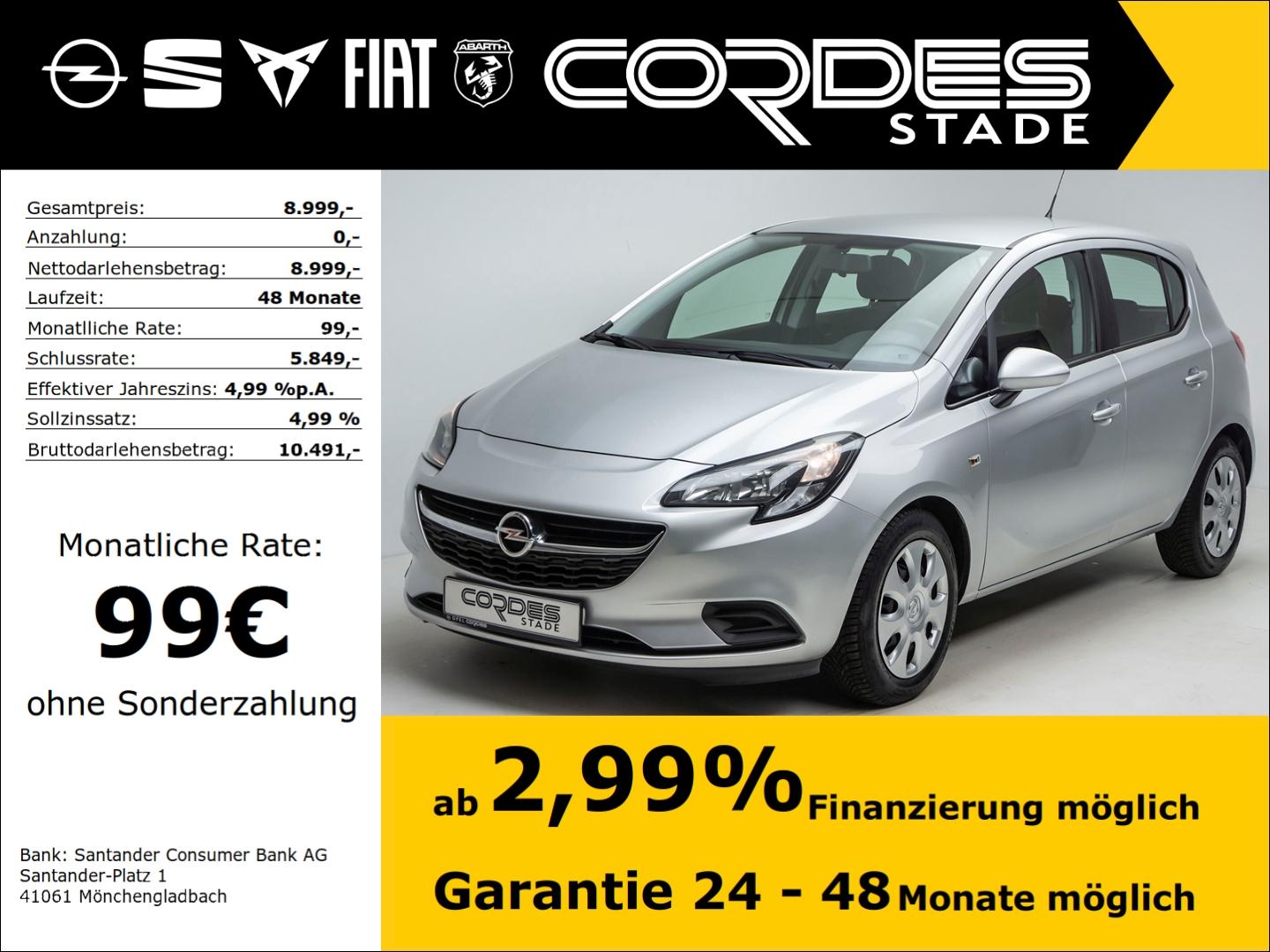 Opel Corsa E Edition 1.4 Allwetter Bordcomputer Freis