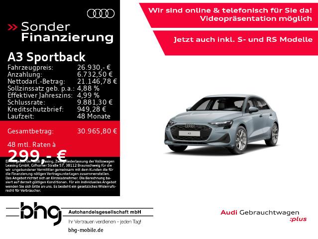 Audi A3 Sportback 30 TFSI 85(116) kW(PS)