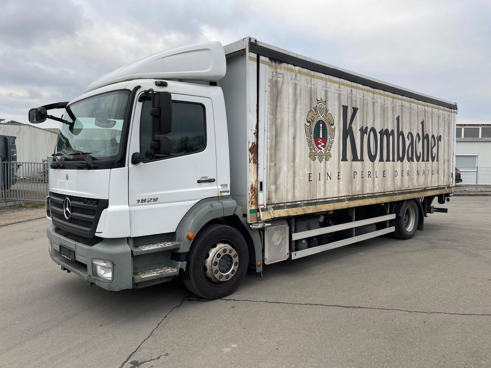 Mercedes-Benz Axor 1829 LBW Schwenkwand Koffer
