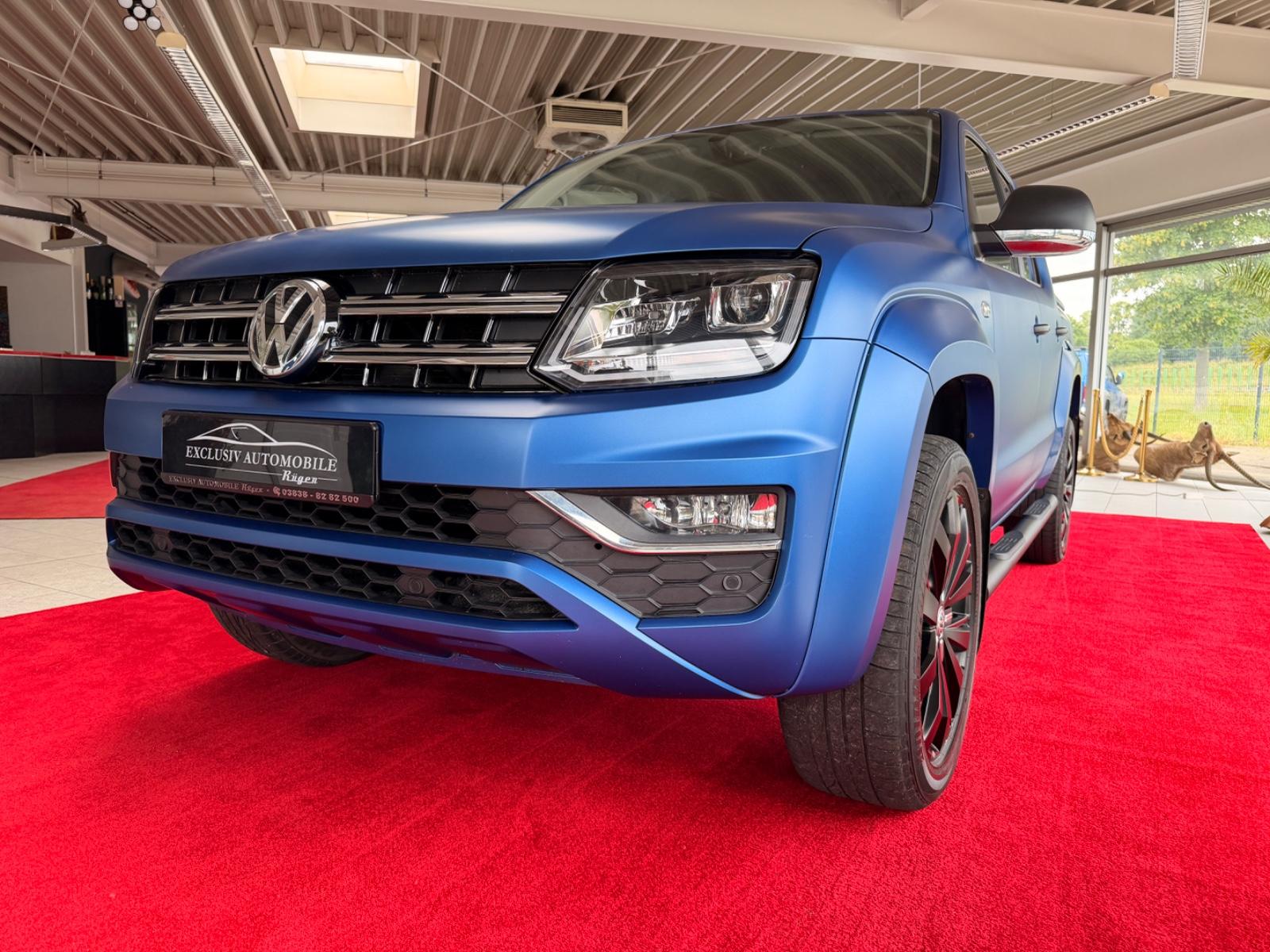 Volkswagen Amarok Aventura Blau Matt Standheizung Diffsperr