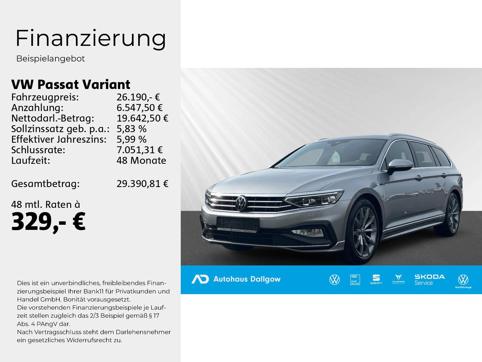 Volkswagen Passat Variant Elegance+R-LineSport+ACC+RFK+LED+