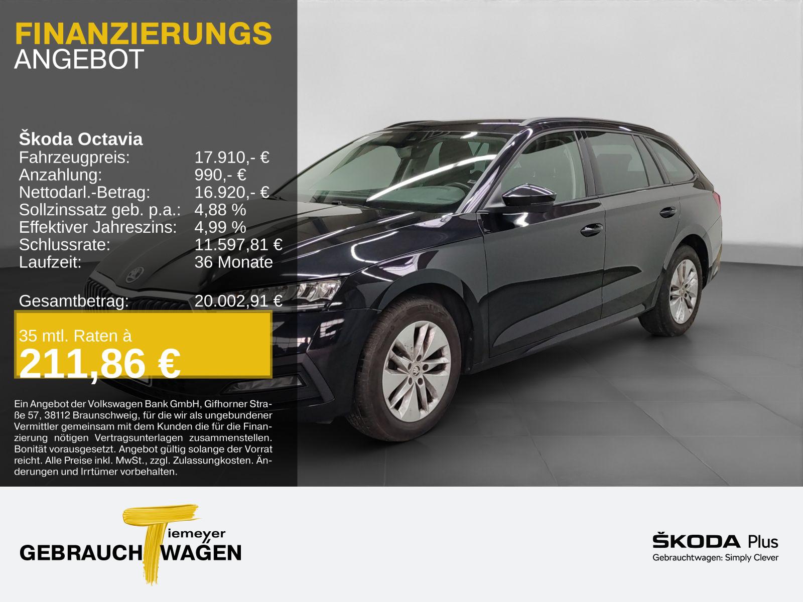 Skoda Octavia Combi 2.0 TDI DSG LED NAVI VIRTUAL AHK