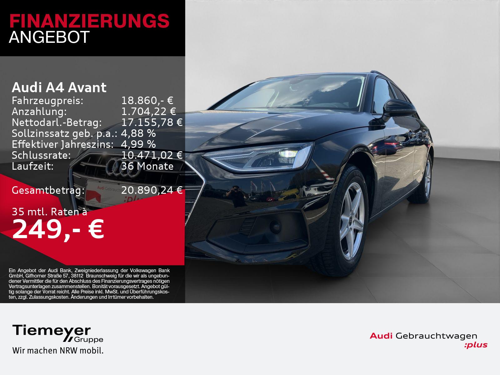 Audi A4 Avant 35 TFSI PANO AHK PDC NAVI+