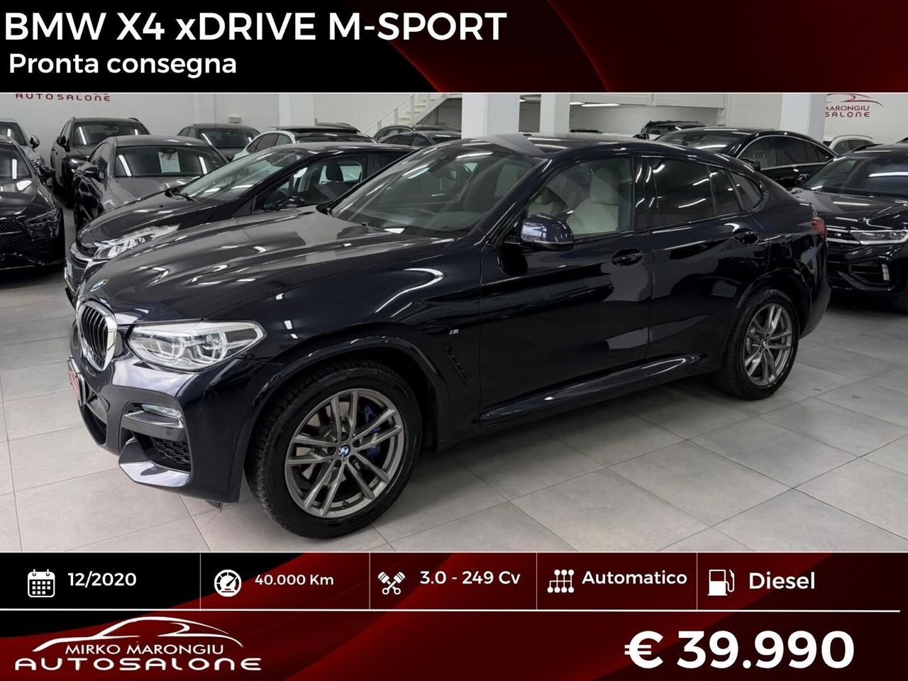 BMW Bmw X4 M sport xDrive 30d FINANZIABILE
