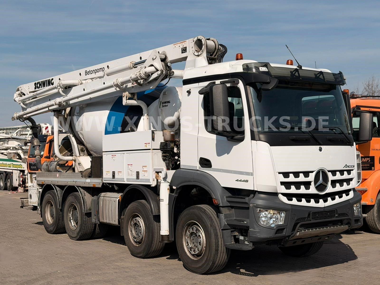 Mercedes-Benz Arocs 4445 Schwing FBP 27M - 7M3 Mischer German