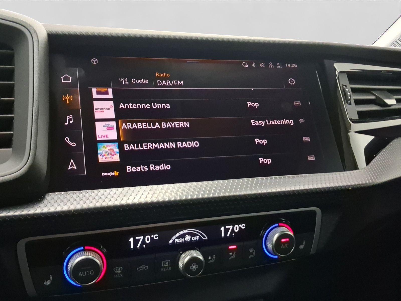Audi A1 Sportback 25 TFSI ADVANCED LM16 SITZHZG PDC, миниатюра 13