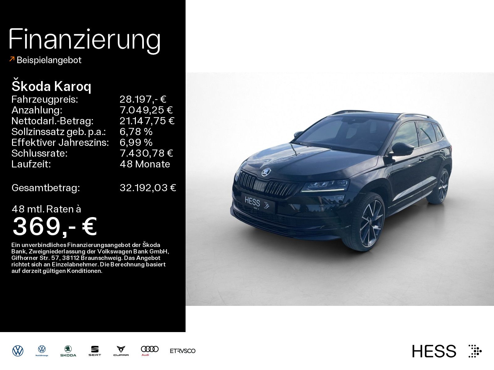 Skoda Karoq 2.0 TSI 4x4 DSG SPORTLINE*AHK*PANO*CANTON*