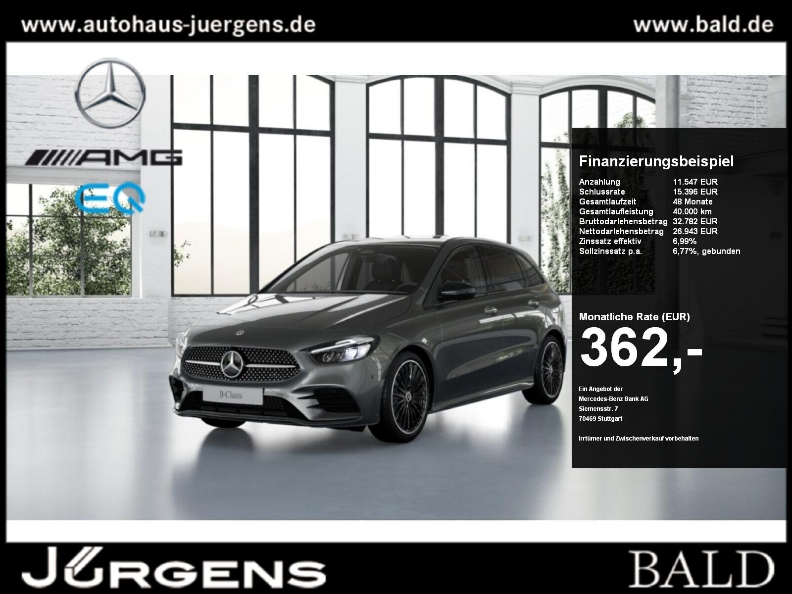 Mercedes-Benz B 220 d AMG-Sport/LED/Cam/Night/Keyl/Winter/19'