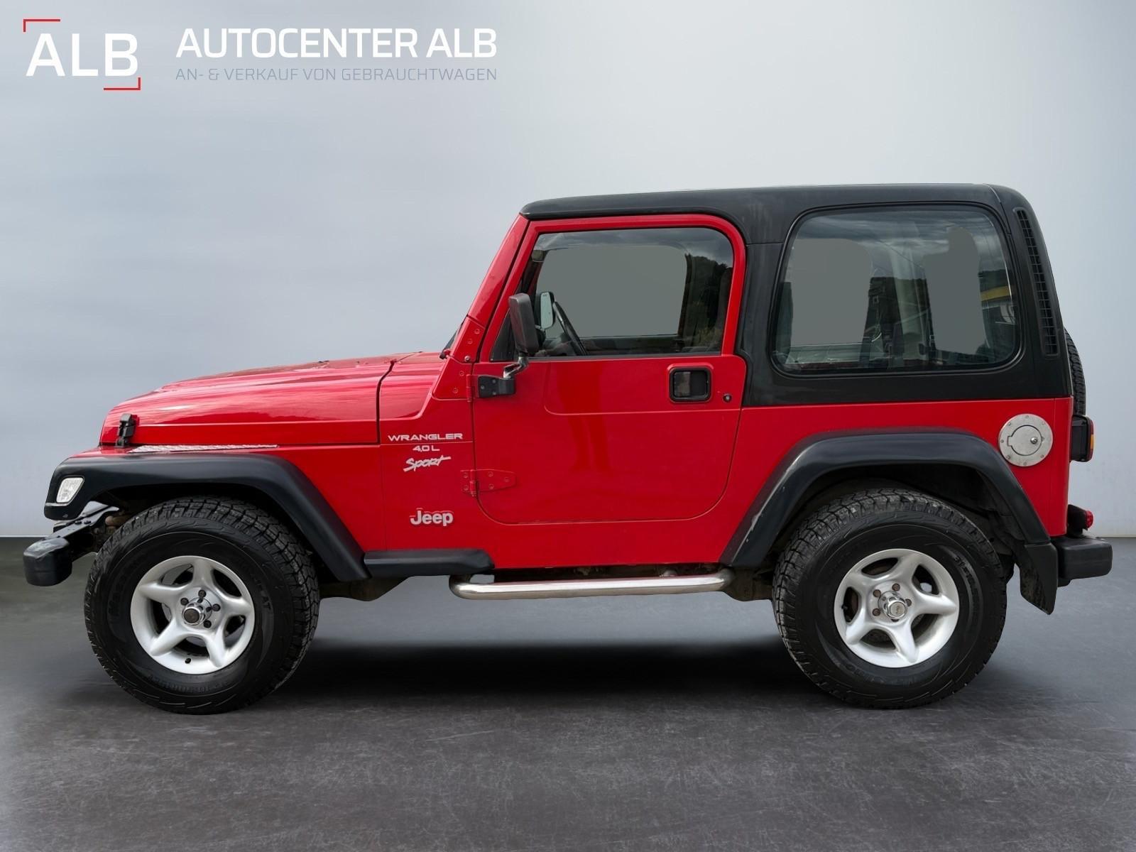 JEEP WRANGLER 4.0 SAHARA SPORT 177CH - 4X4 - CONTRÔLE TECHNIQUE NEUF - BVM