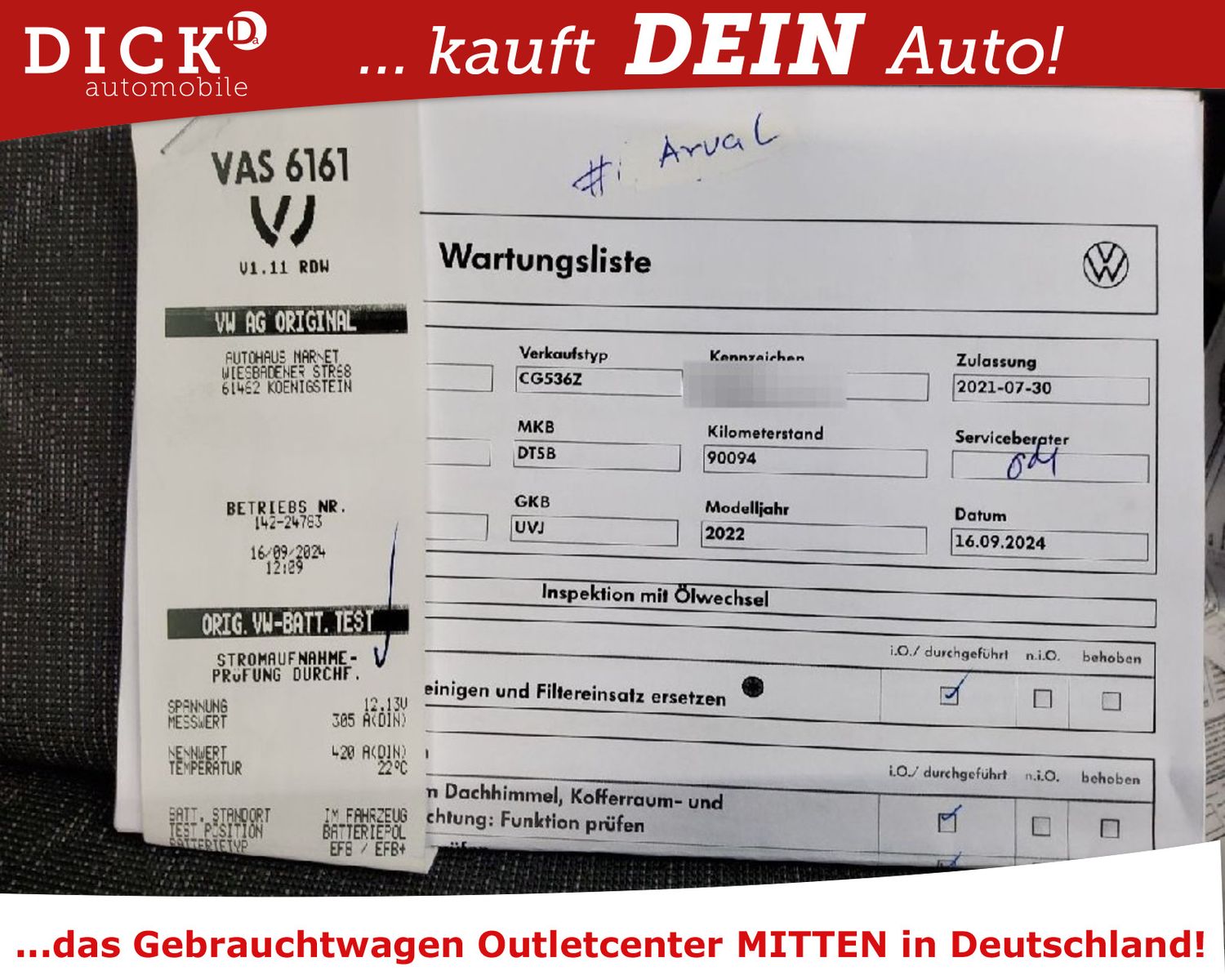 Fahrzeugabbildung Volkswagen Golf VII Var 2.0d DSG Life LED/NAVI/ACC/SHZ/AHK
