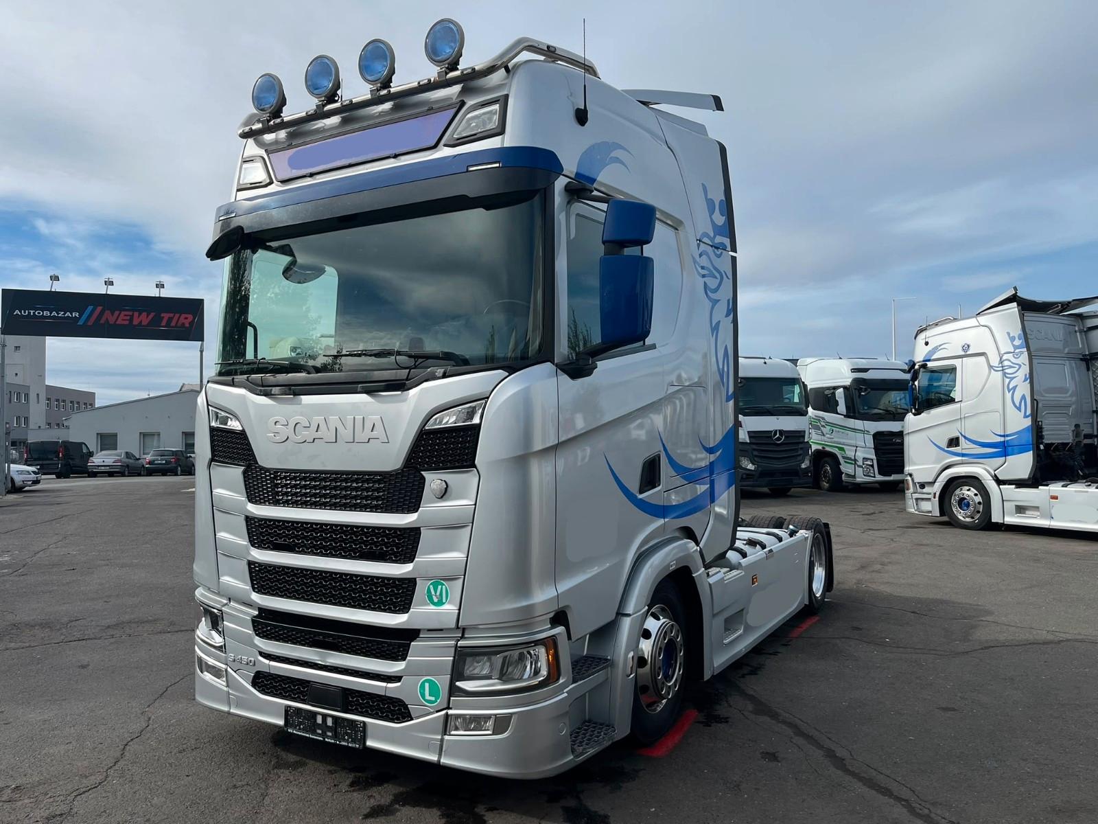 Scania S450 LOW DECK AUTOMAT RETARDÉR EURO VI