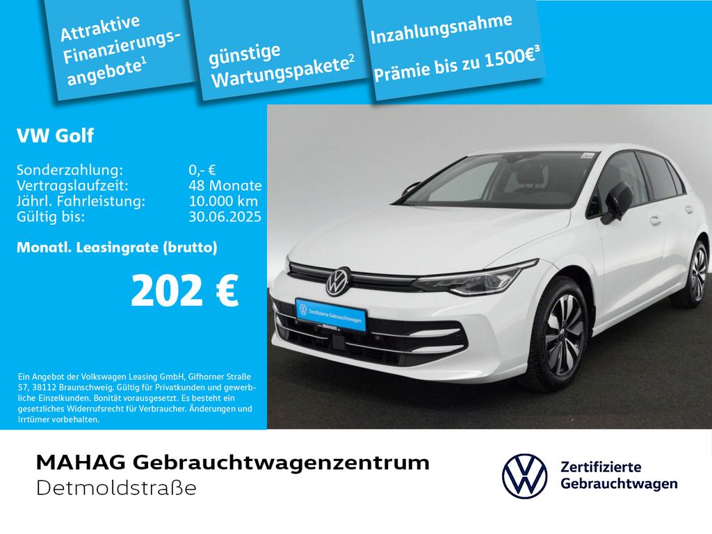 Volkswagen Golf VIII 1.5 TSI Goal AHK LED Navi ParkPilot Ap