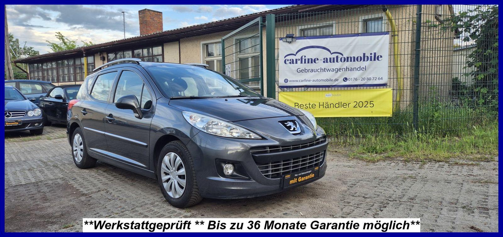 Peugeot 207 SW 1.Hand 121TKM Klima SR/WR HU:NEU+GARANTIE