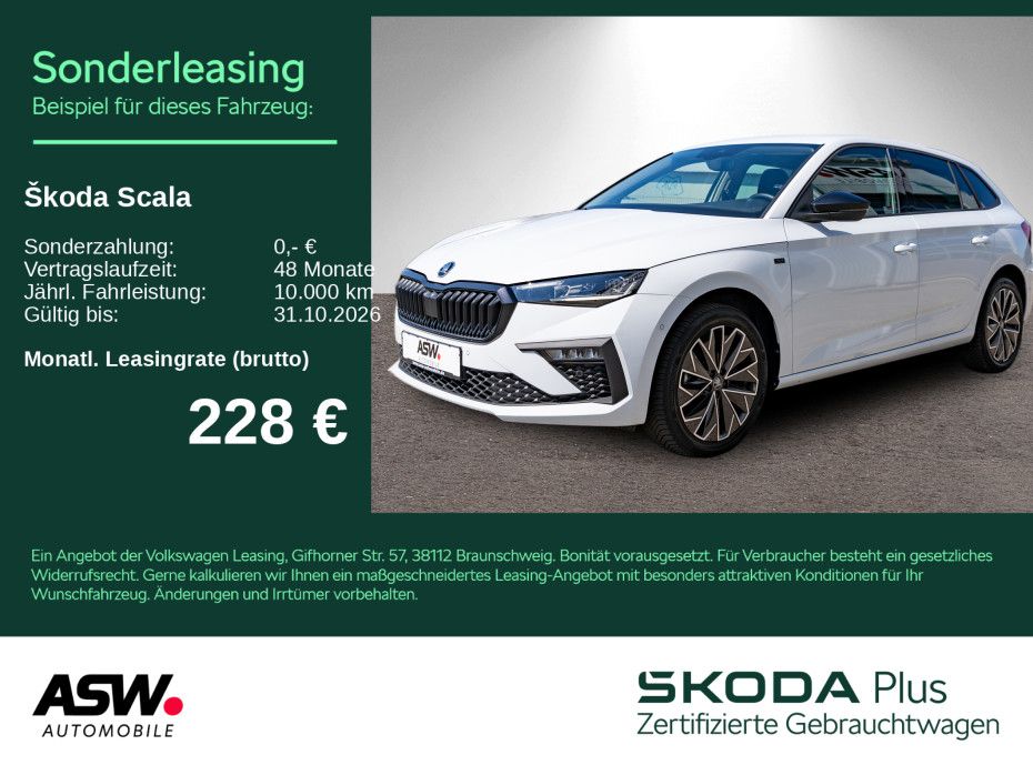 Scala Tour 1.5TSI 6-Gang LED Navi RFK PDC SHZ