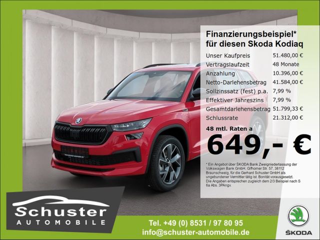 Skoda Kodiaq SPORTLINE 4x4 TDI*AHK Panodach R-Kam ACC