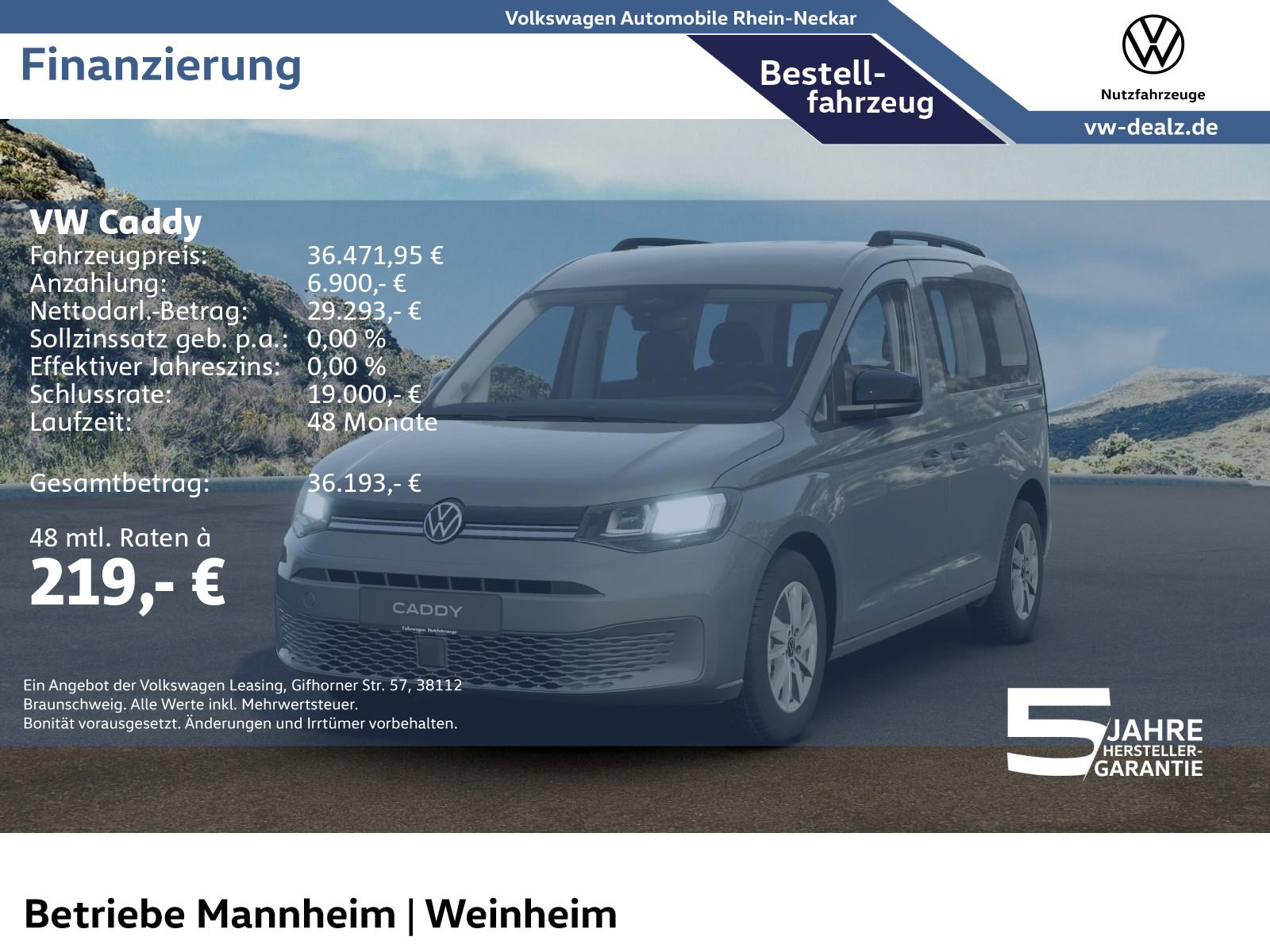 Volkswagen Caddy Life 1.5 TSI Klima DAB Bluetooth ALU ZV