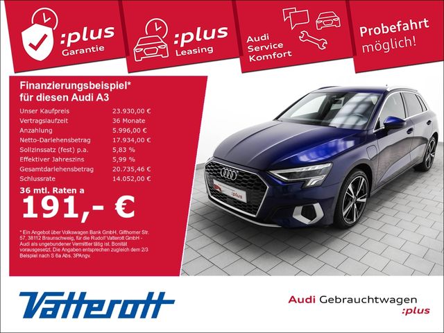 Audi A3 Sportback 40 TFSI e Advanced S line Interieur