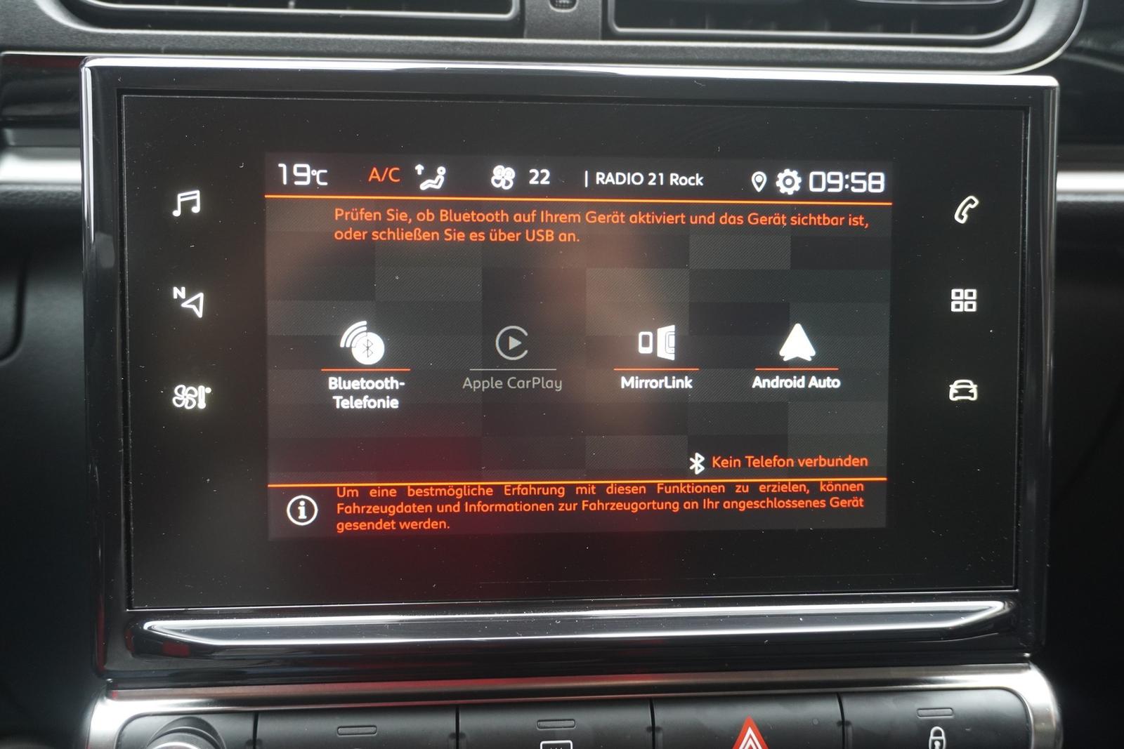 Citroën C3 Puretech LED Tempomat Sitzheizung PDC USB