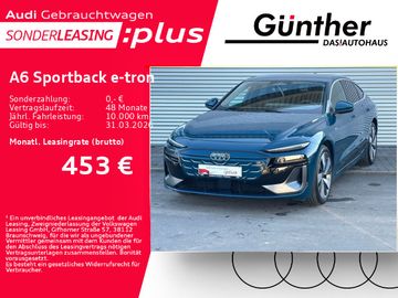 Audi Leasingangebot: Audi A6 Sportback e-tron S LINE+WINTERRÄDER+AHK+360+