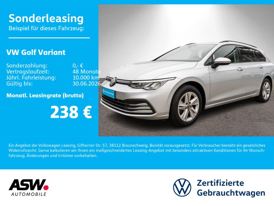 Volkswagen Golf Variant Life 2,0 TDI Navi ACC Klima SHZ LED