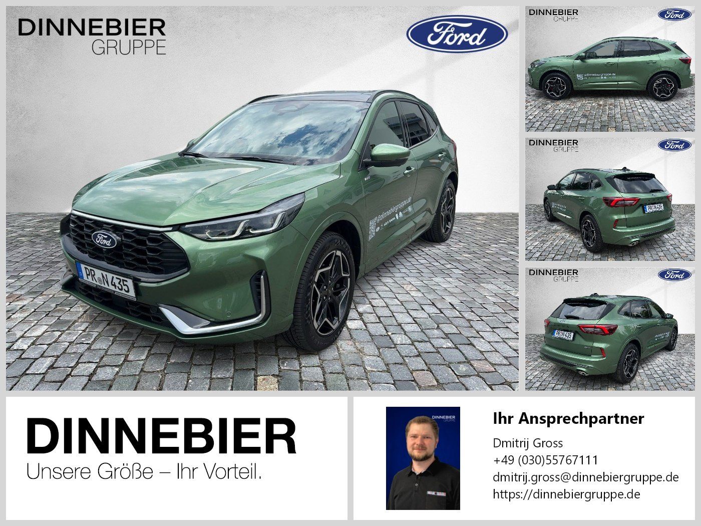Ford KUGA ST-Line X LED+360°Kamera+Glasdach+AHK