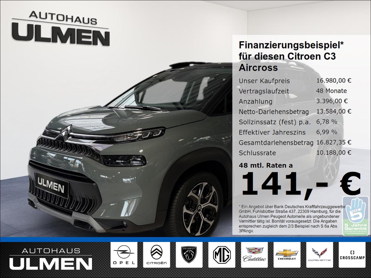 Citroën C3 Aircross Shine EAT6-Automatik  130 Klimaautom