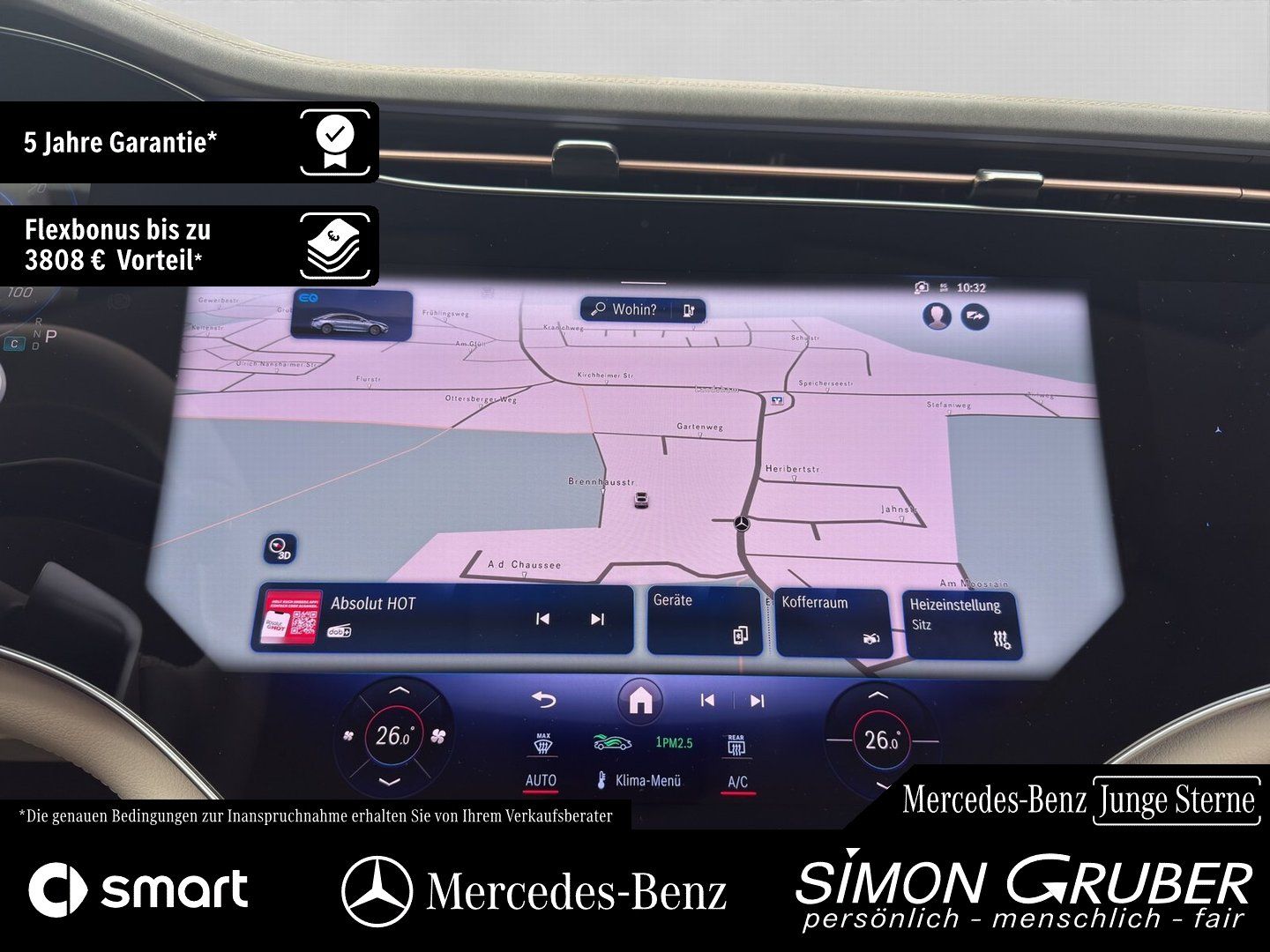 Fahrzeugabbildung Mercedes-Benz EQS 580 4M magno Massage HUD HAL ex Pressewagen!