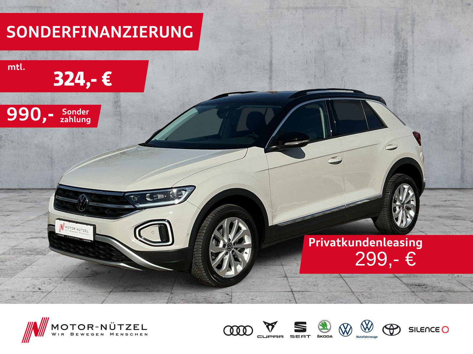 Volkswagen T-Roc 1.5 TSI STYLE LEDplus+NAVI+AHK+ACC+SHZ+DAB