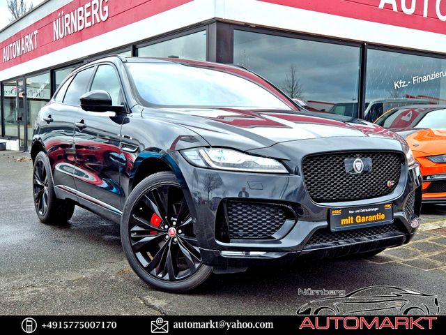 Jaguar F-Pace S/AWD/ PANO/LEDER/HuD/LED/LM-22/TV/KAMERA