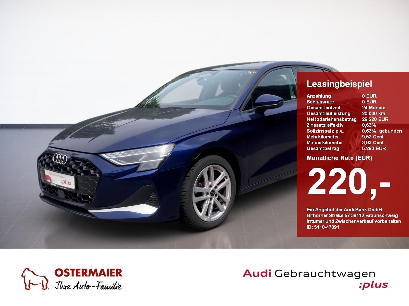 Audi A3 Sportback ADVANCED TFSI 150PS LED.ACC.R-KAMER