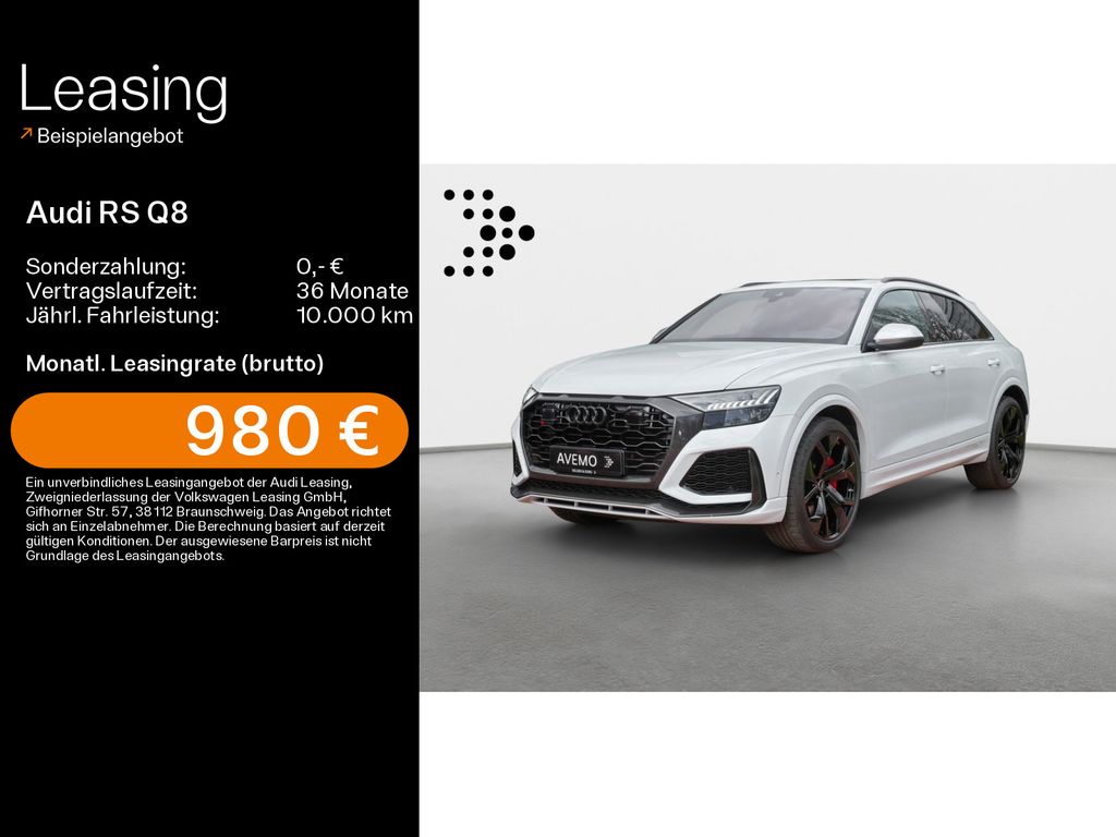 Audi RS Q8 AHK*Keramik*Pano*305 km/h*Sitzbel.*Massage