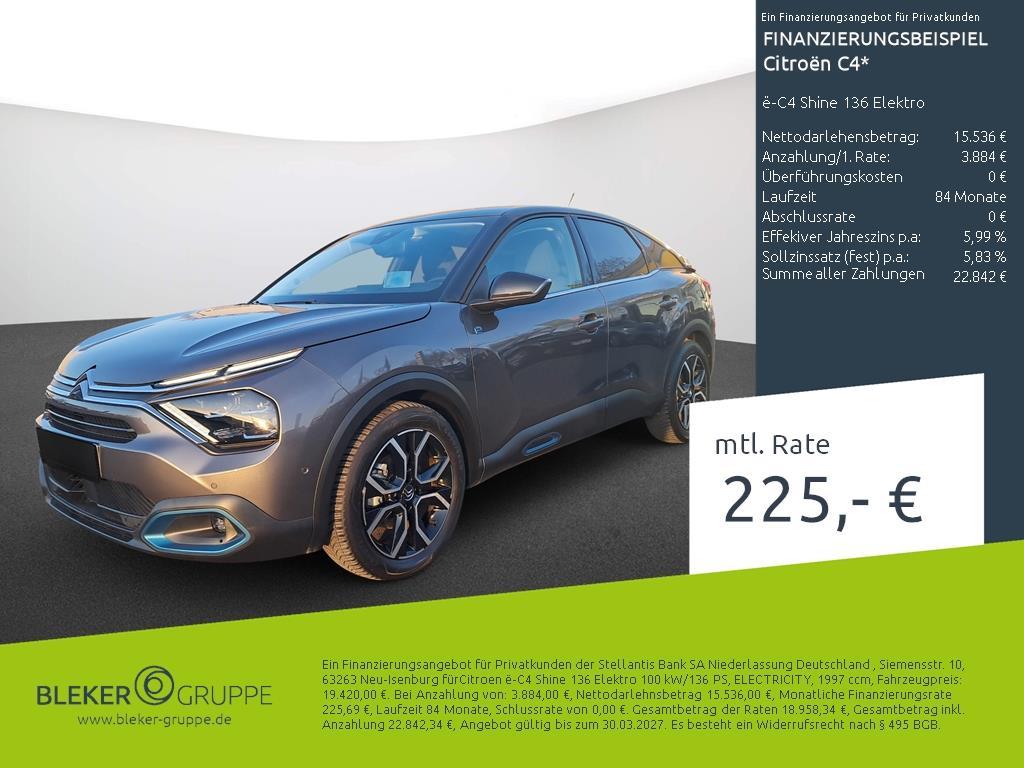 Citroën C4 ë-C4 Shine 136 Elektro