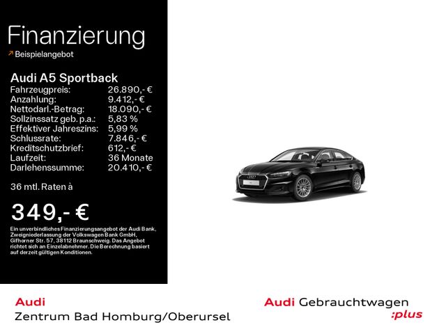 Audi A5 Sportback 40 TFSI*Navi*Matrix*Alu*PDC*Kamera*