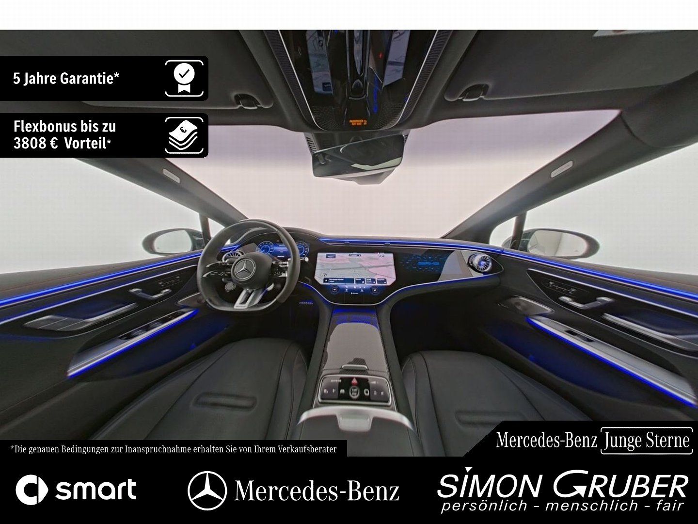 Fahrzeugabbildung Mercedes-Benz EQE 43 4M AMG Pano Hyper Burm Massage Sitzklima